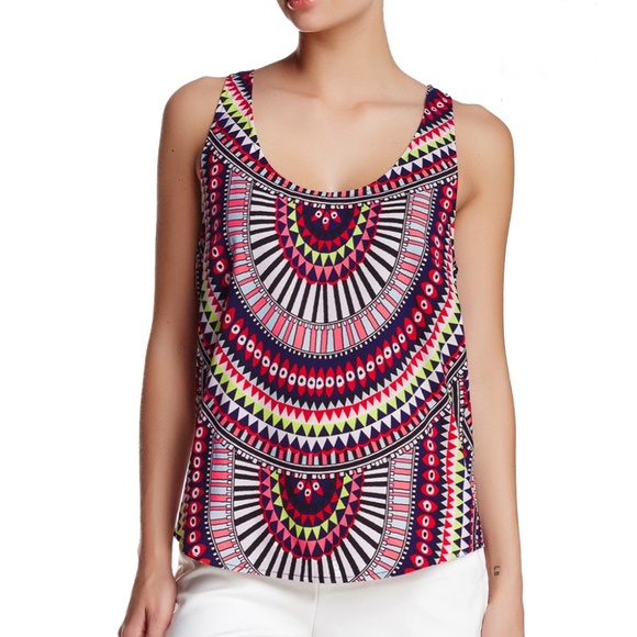 Mara Hoffman Printed Racerback Tank - XS - Picture 1 of 4